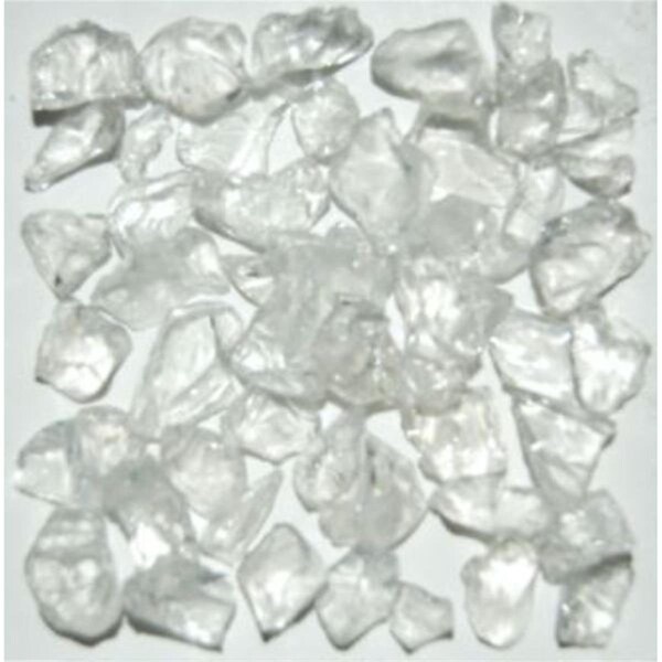 American Specialty Glass Recycled Chunky Glass, Crystal Clear - Small - 0.25-0.5 in. - 1 lbs LCRCLEAS-1 - main